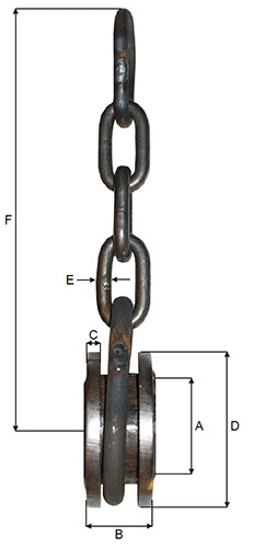 Photo of Chain Toggles Heavy Type Dimensions | Hampidjan Australia