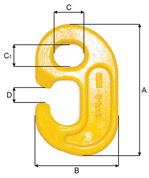 Photo of G-Hook High Tensile EVG - Dimensions