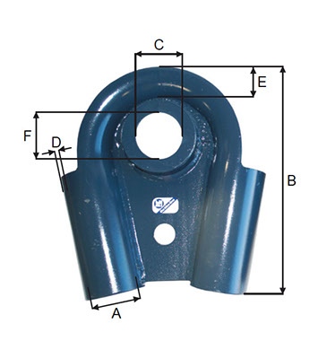 Dimensions for Wire Thimble for Shackle Pin | Blueline Brand